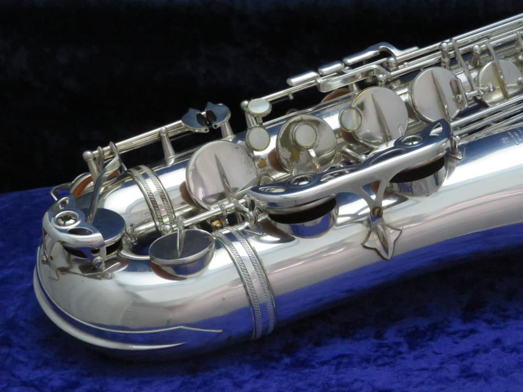 Selmer Mark VI Silver Tenor Saxophone 1958 Serial #M76955
