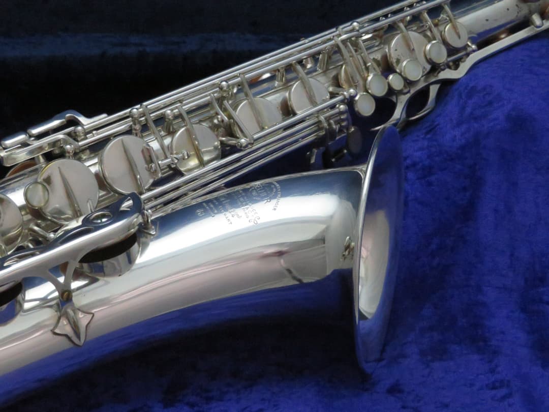 Selmer Mark VI Silver Tenor Saxophone 1958 Serial #M76955