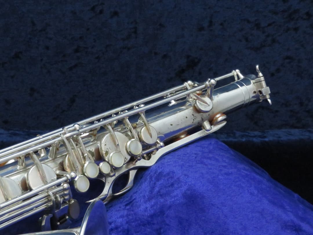 Selmer Mark VI Silver Tenor Saxophone 1958 Serial #M76955