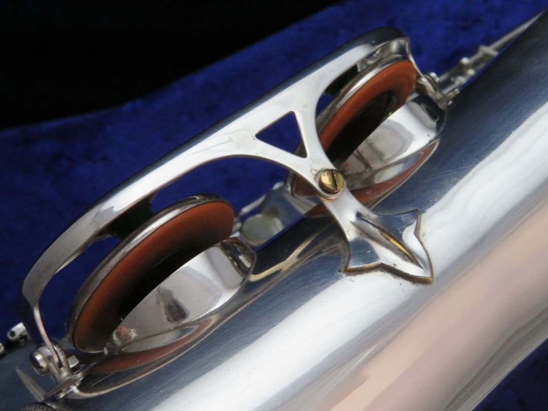 Selmer Mark VI Silver Tenor Saxophone 1958 Serial #M76955