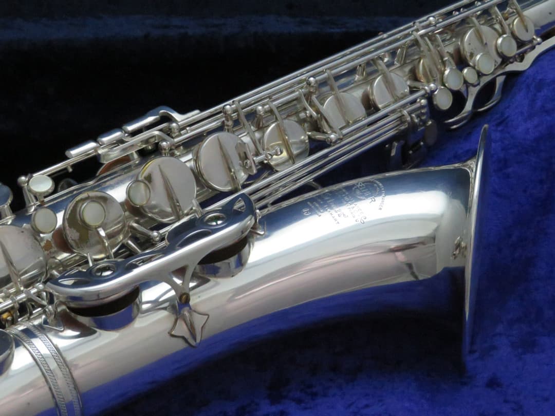 Selmer Mark VI Silver Tenor Saxophone 1958 Serial #M76955