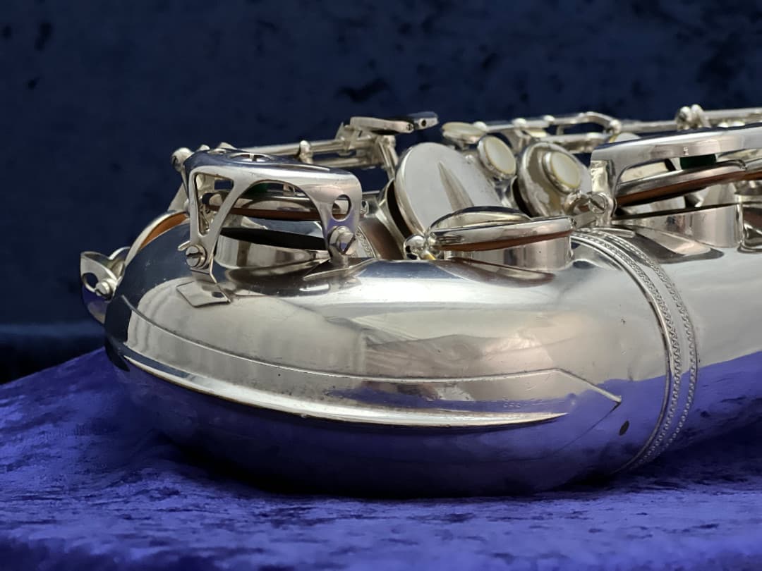 Selmer Mark VI Silver Tenor Saxophone 1958 Serial #M76955