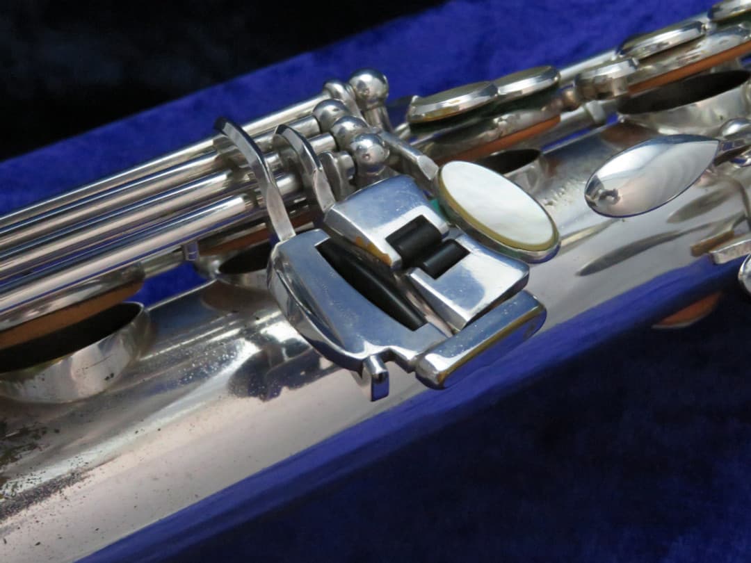 Selmer Mark VI Silver Tenor Saxophone 1958 Serial #M76955