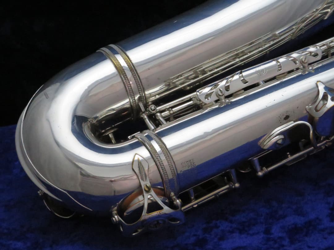 Selmer Mark VI Silver Tenor Saxophone 1958 Serial #M76955