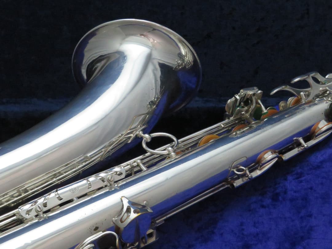 Selmer Mark VI Silver Tenor Saxophone 1958 Serial #M76955