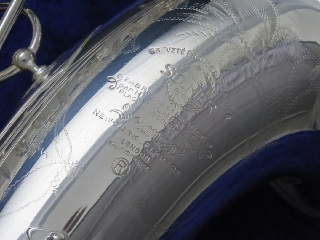 Selmer Mark VI Silver Tenor Saxophone 1957 Serial #M71245