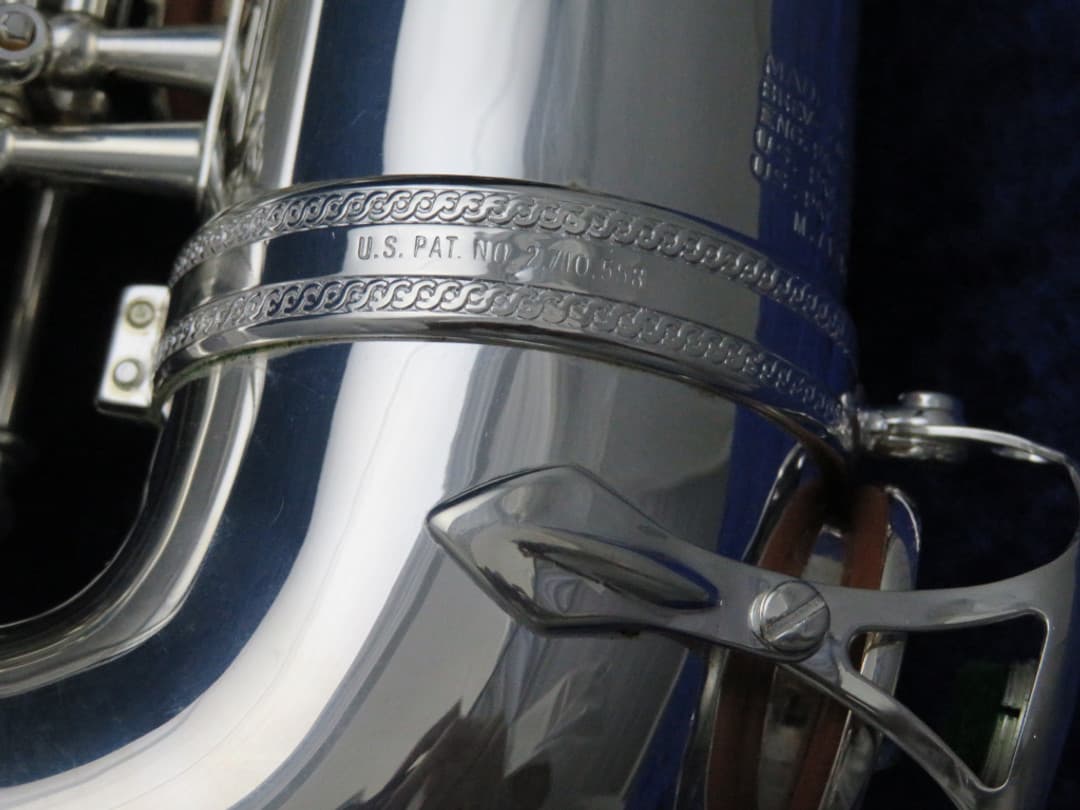 Selmer Mark VI Silver Tenor Saxophone 1957 Serial #M71245