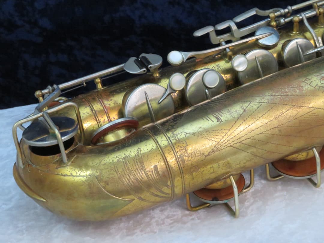 Martin Handcraft Committee Tenor Saxophone with Art Deco Skyline 1936 Serial #116611