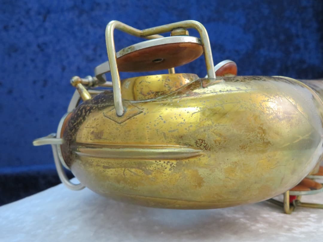 Martin Handcraft Committee Tenor Saxophone with Art Deco Skyline 1936 Serial #116611