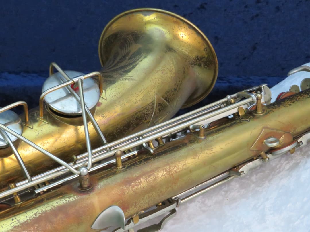 Martin Handcraft Committee Tenor Saxophone with Art Deco Skyline 1936 Serial #116611