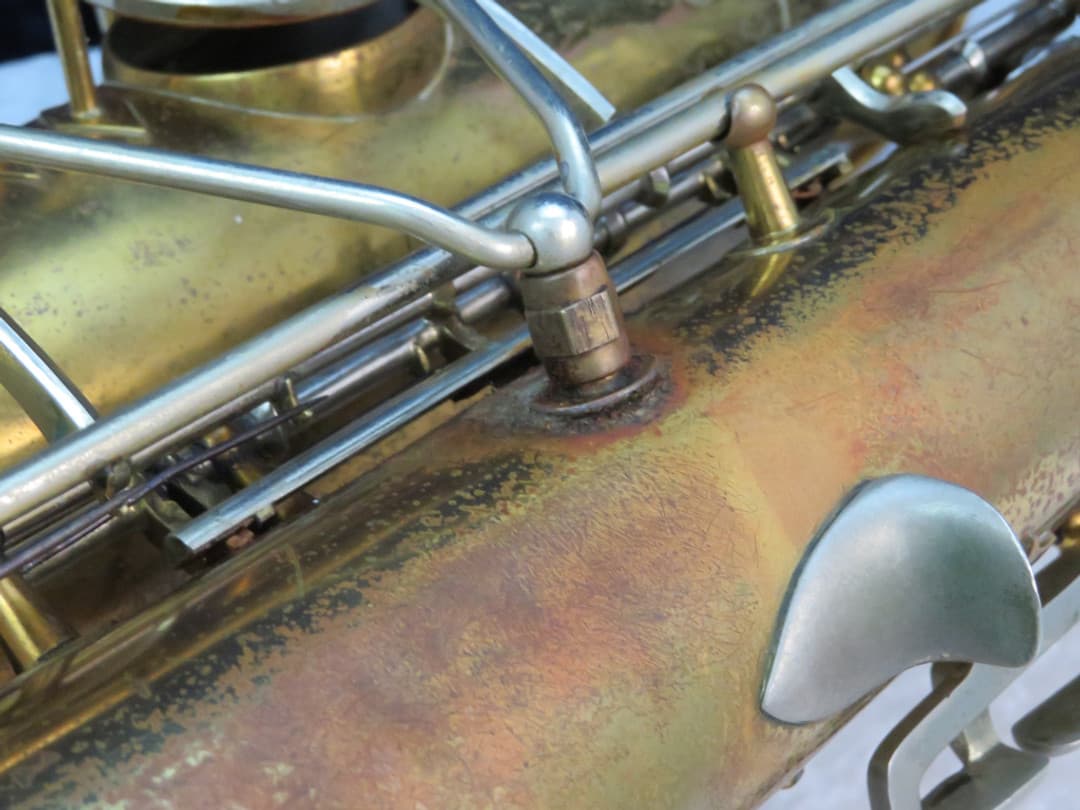 Martin Handcraft Committee Tenor Saxophone with Art Deco Skyline 1936 Serial #116611