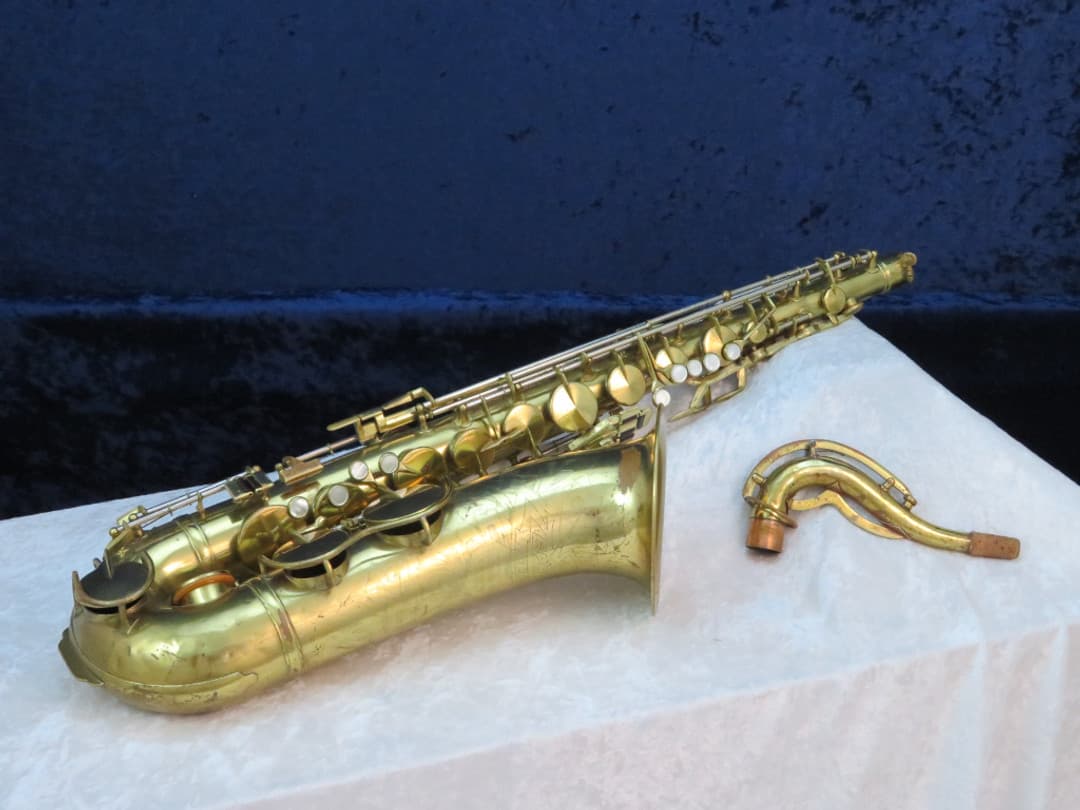 King Zephyr Tenor Saxophone with Art Deco 1936 Serial #188011