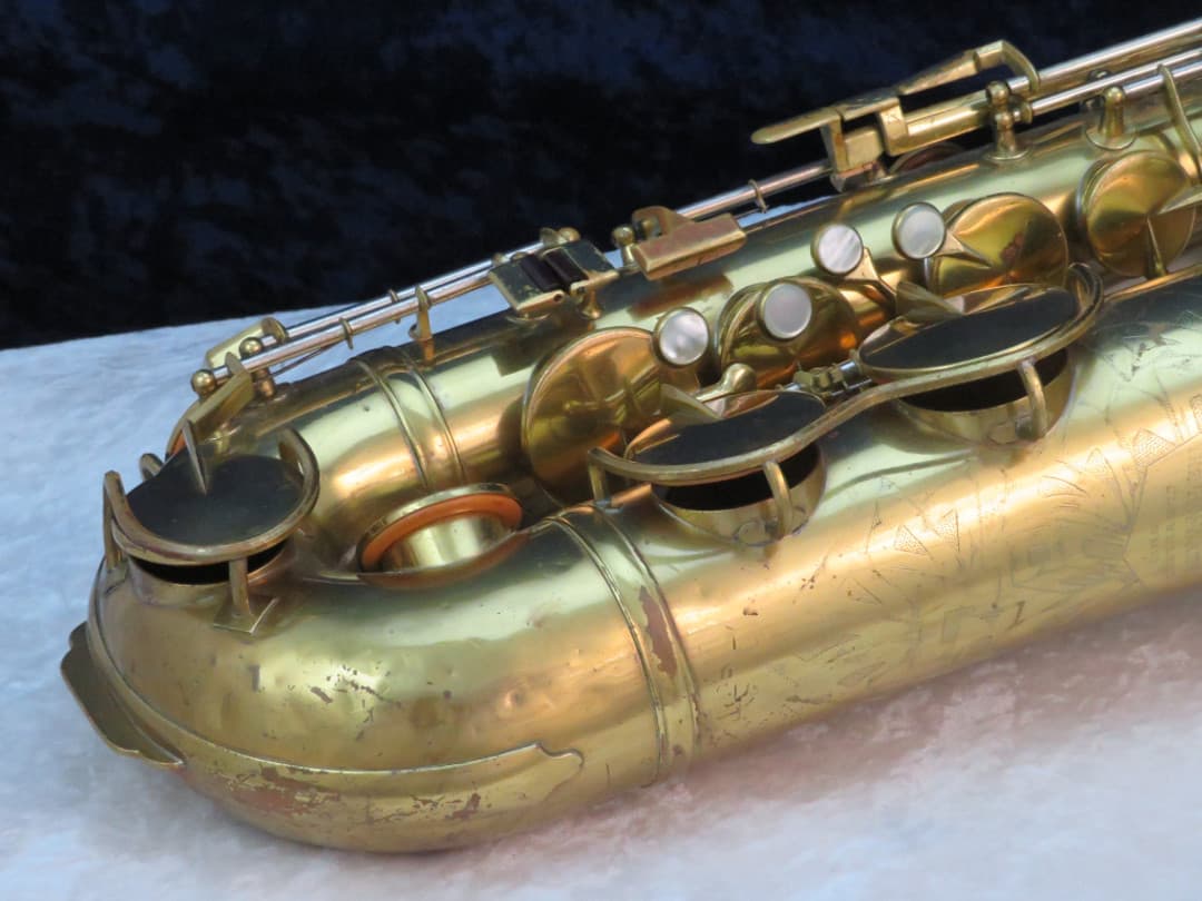 King Zephyr Tenor Saxophone with Art Deco 1936 Serial #188011