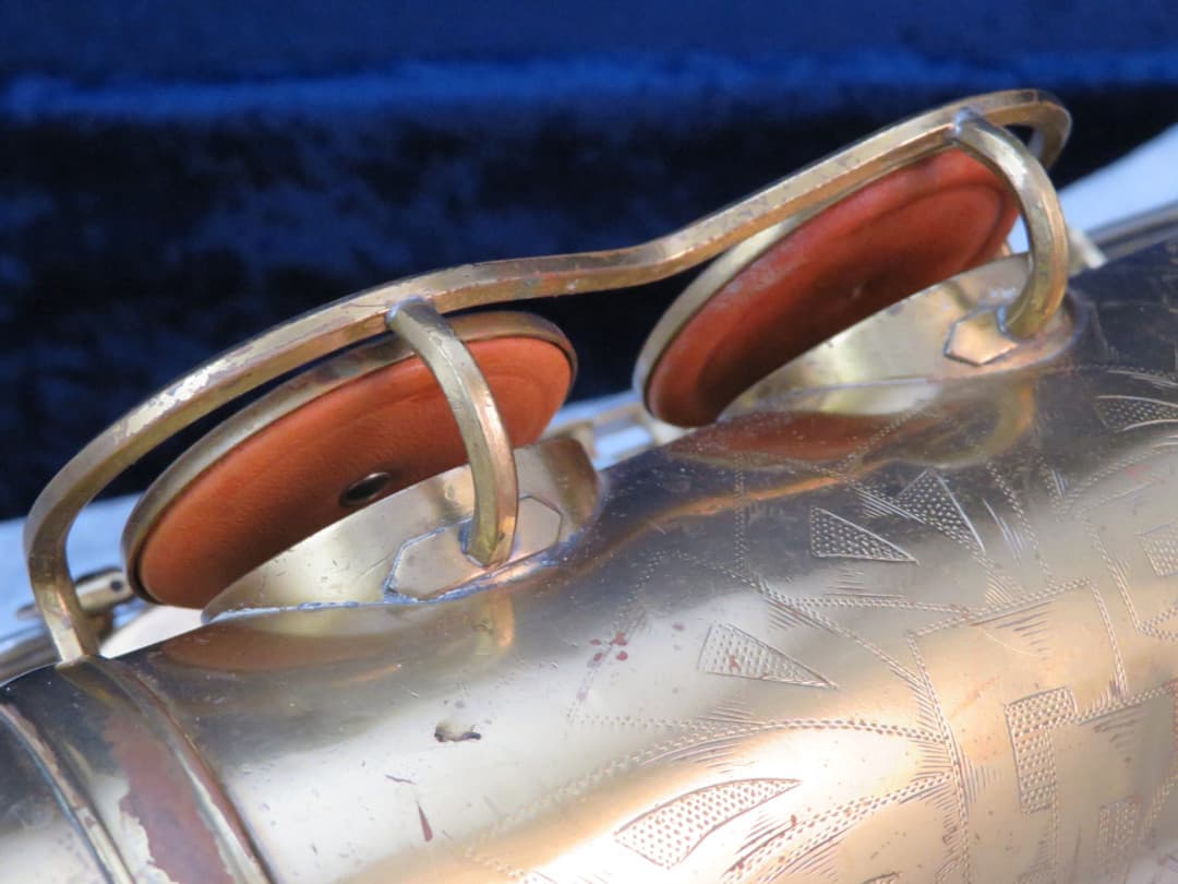 King Zephyr Tenor Saxophone with Art Deco 1936 Serial #188011