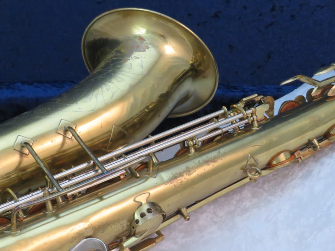 King Zephyr Tenor Saxophone with Art Deco 1936 Serial #188011
