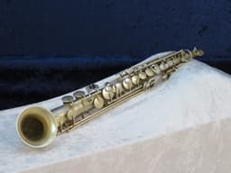 King Gold Plated Saxello Soprano Saxophone 1924 Serial #71150 King Gold Plated Saxello Soprano Saxophone 1924 Serial #71150