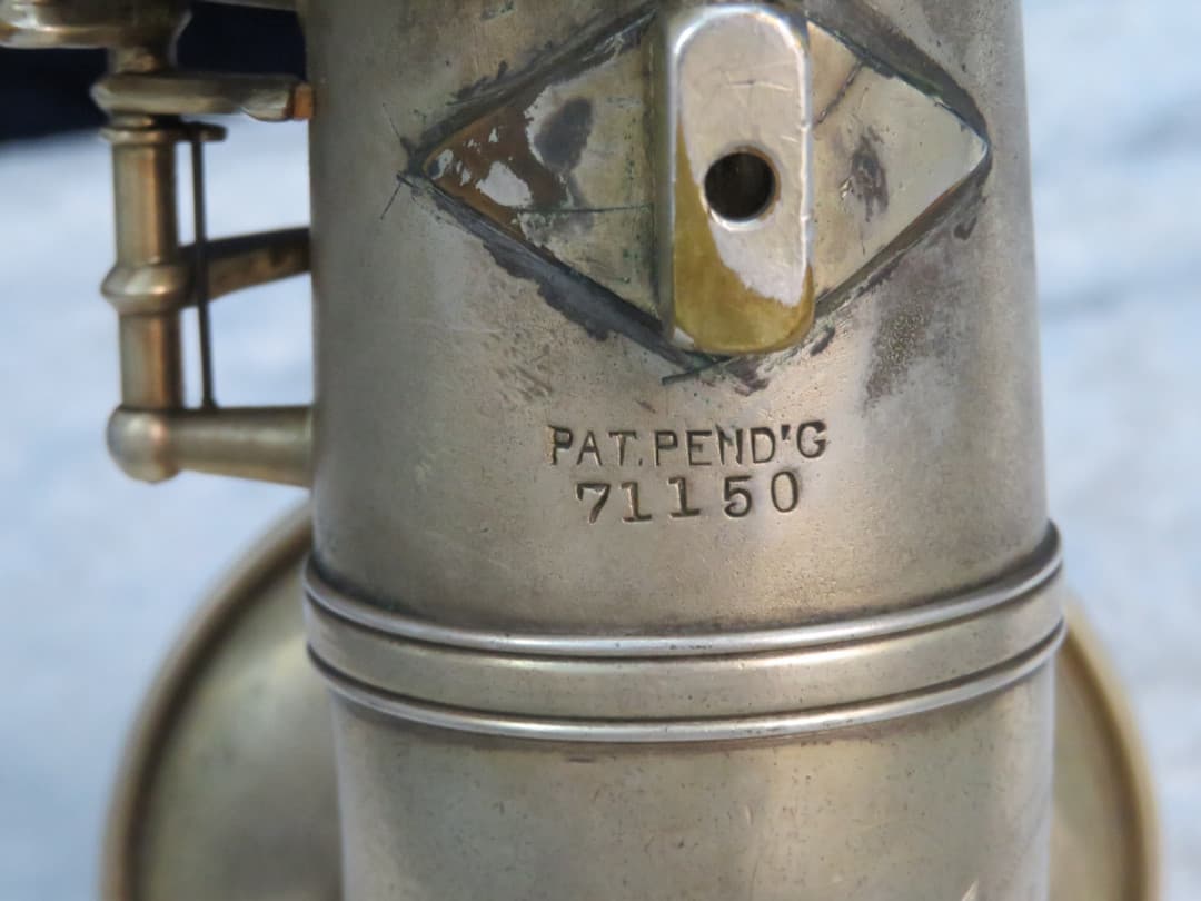 King Gold Plated Saxello Soprano Saxophone 1924 Serial #71150