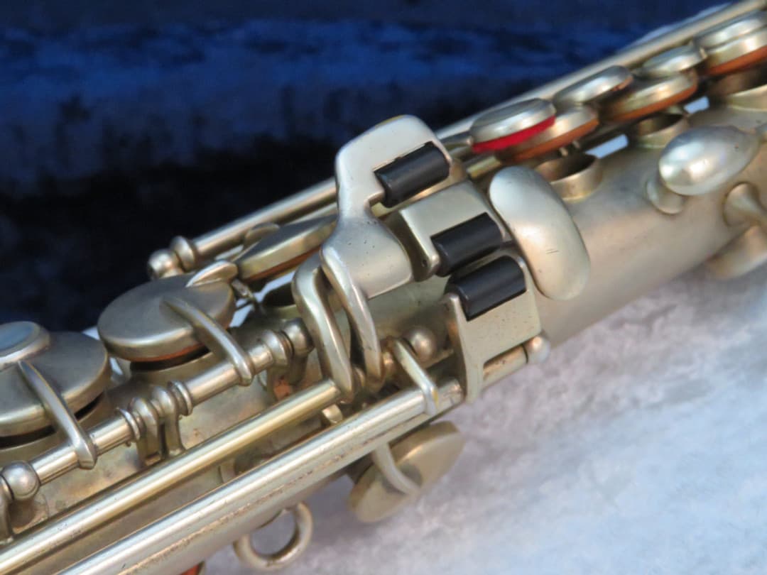 King Gold Plated Saxello Soprano Saxophone 1924 Serial #71150