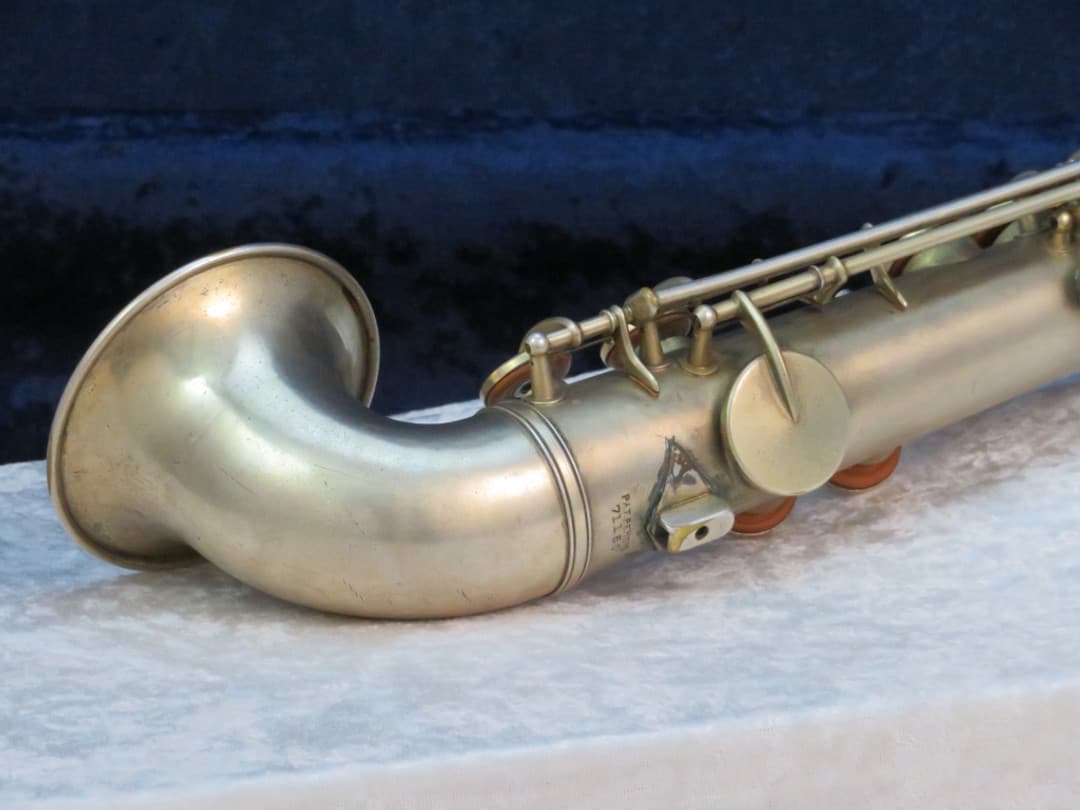 King Gold Plated Saxello Soprano Saxophone 1924 Serial #71150