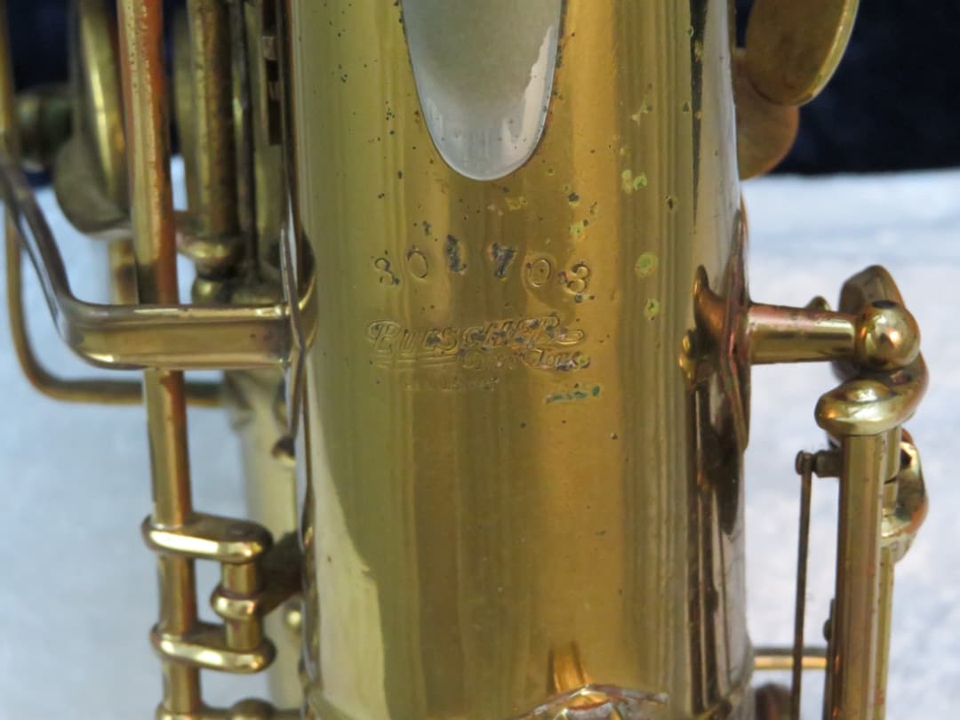 Buescher The Buescher "Big B" Aristocrat True Tone Alto Saxophone 1940's Serial #301703