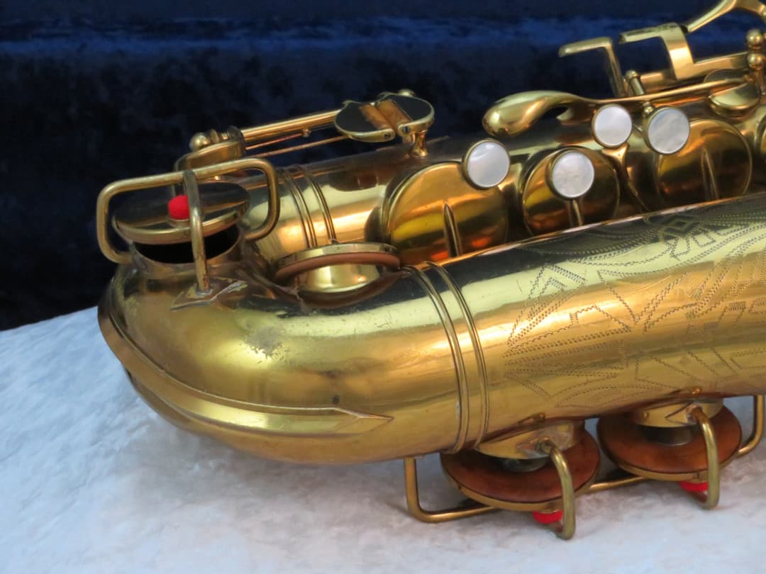 Buescher The Buescher Aristocrat True-Tone Alto Saxophone with Art Deco 1938 Serial #285469