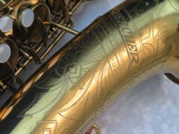 Buescher The Buescher Aristocrat True-Tone Alto Saxophone with Art Deco 1938 Serial #285469 Buescher The Buescher Aristocrat True-Tone Alto Saxophone with Art Deco 1938 Serial #285469
