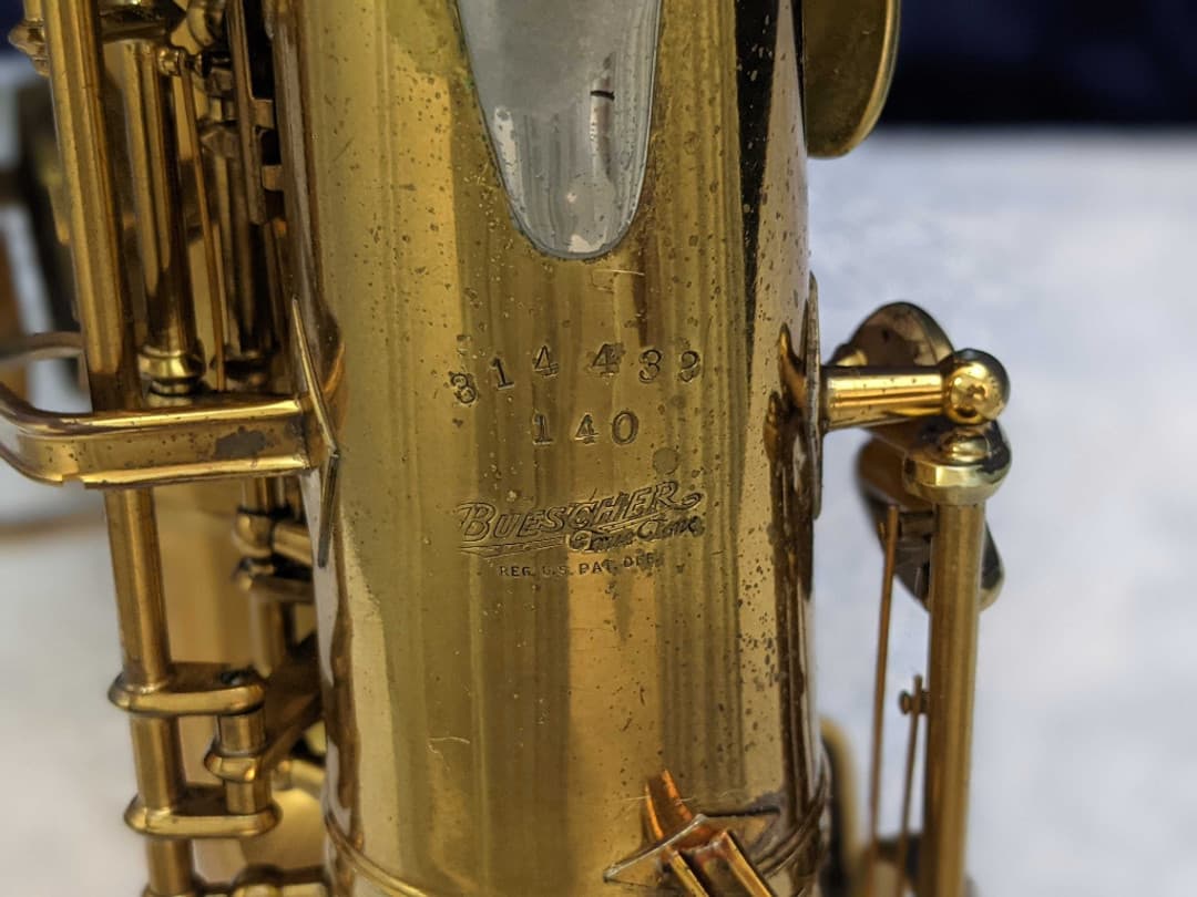 Buescher The Buescher "Big B" Aristocrat Alto Saxophone 1948 Serial #314432
