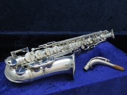 Selmer Super Balanced Action Silver Alto Saxophone 1951 Serial #48176 Selmer Super Balanced Action Silver Alto Saxophone 1951 Serial #48176