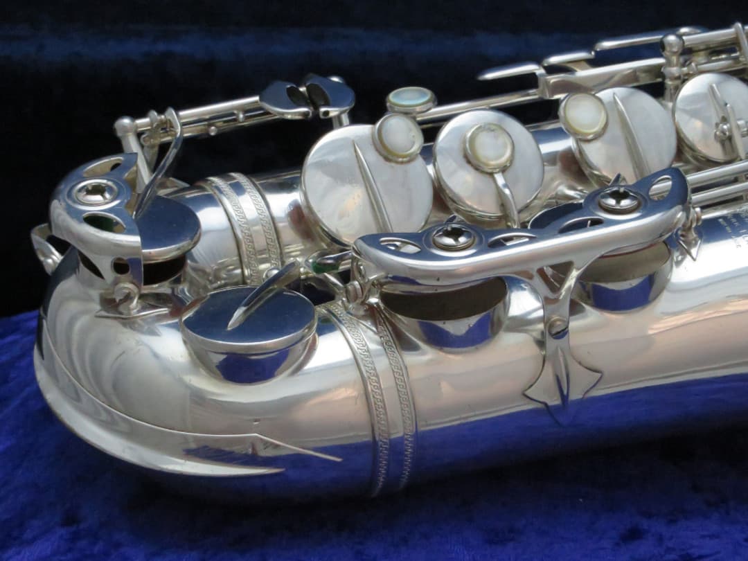 Selmer Super Balanced Action Silver Alto Saxophone 1951 Serial #48176