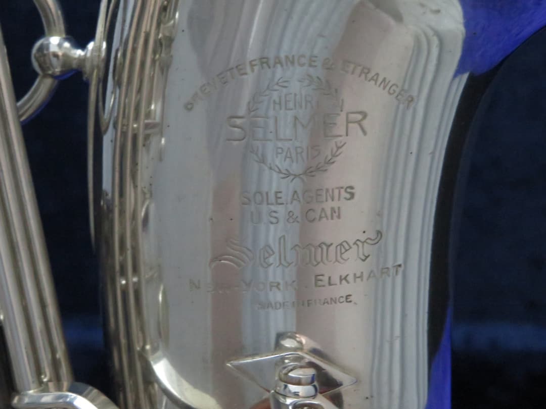 Selmer Super Balanced Action Silver Alto Saxophone 1951 Serial #48176