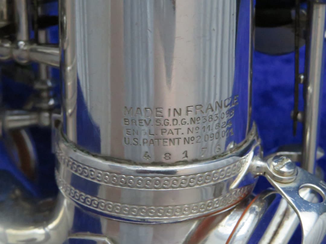 Selmer Super Balanced Action Silver Alto Saxophone 1951 Serial #48176