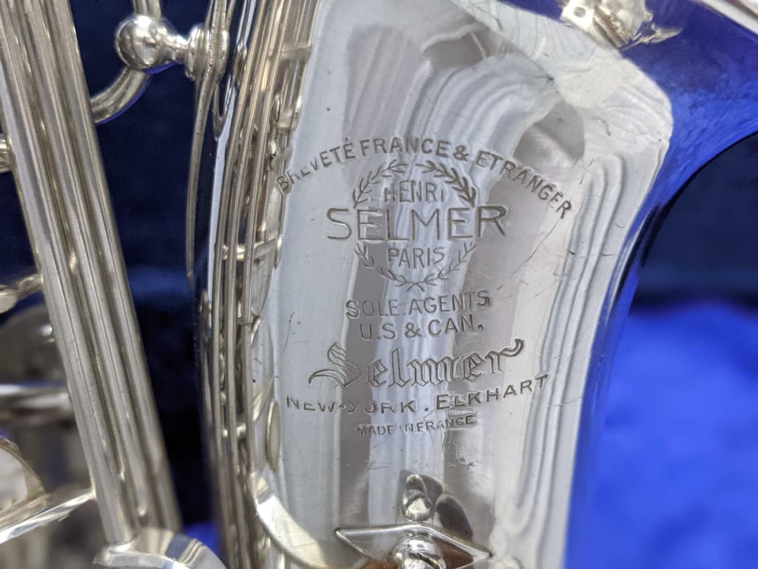 Selmer Super Balanced Action Silver Alto Saxophone 1951 Serial #47417