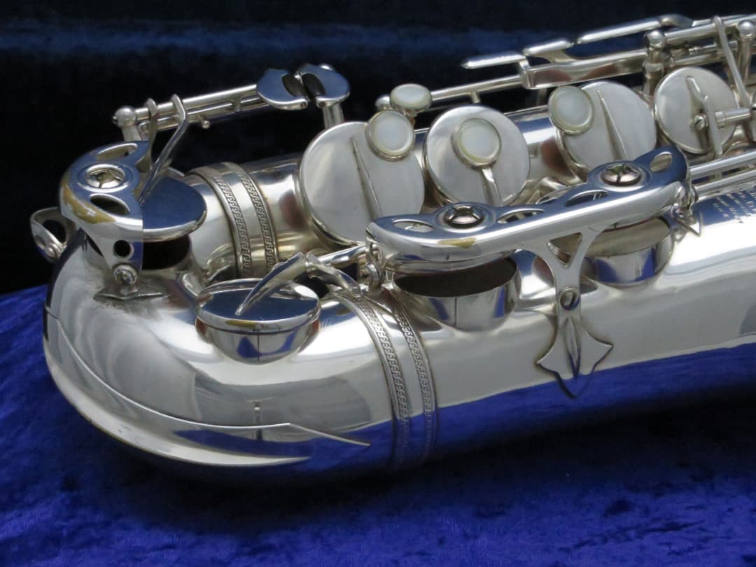 Selmer Super Balanced Action Silver Alto Saxophone 1950 Serial #44957