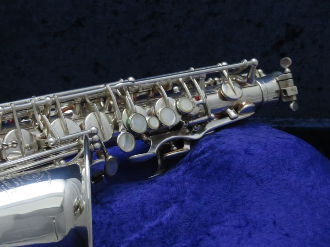 Selmer Super Balanced Action Silver Alto Saxophone 1950 Serial #44957