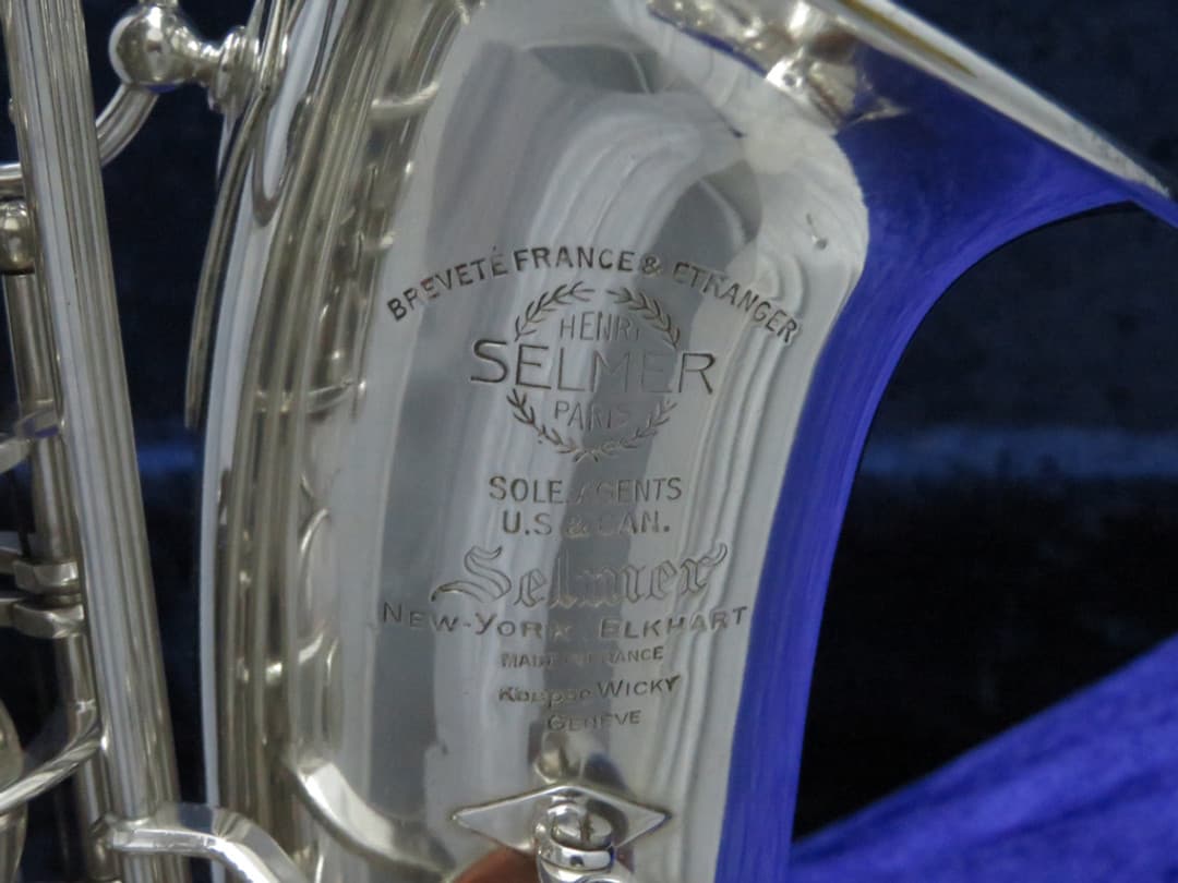 Selmer Super Balanced Action Silver Alto Saxophone 1950 Serial #44957