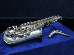 Selmer Balanced Action Silver Alto Saxophone 1940's Serial #33017 Selmer Balanced Action Silver Alto Saxophone 1940's Serial #33017