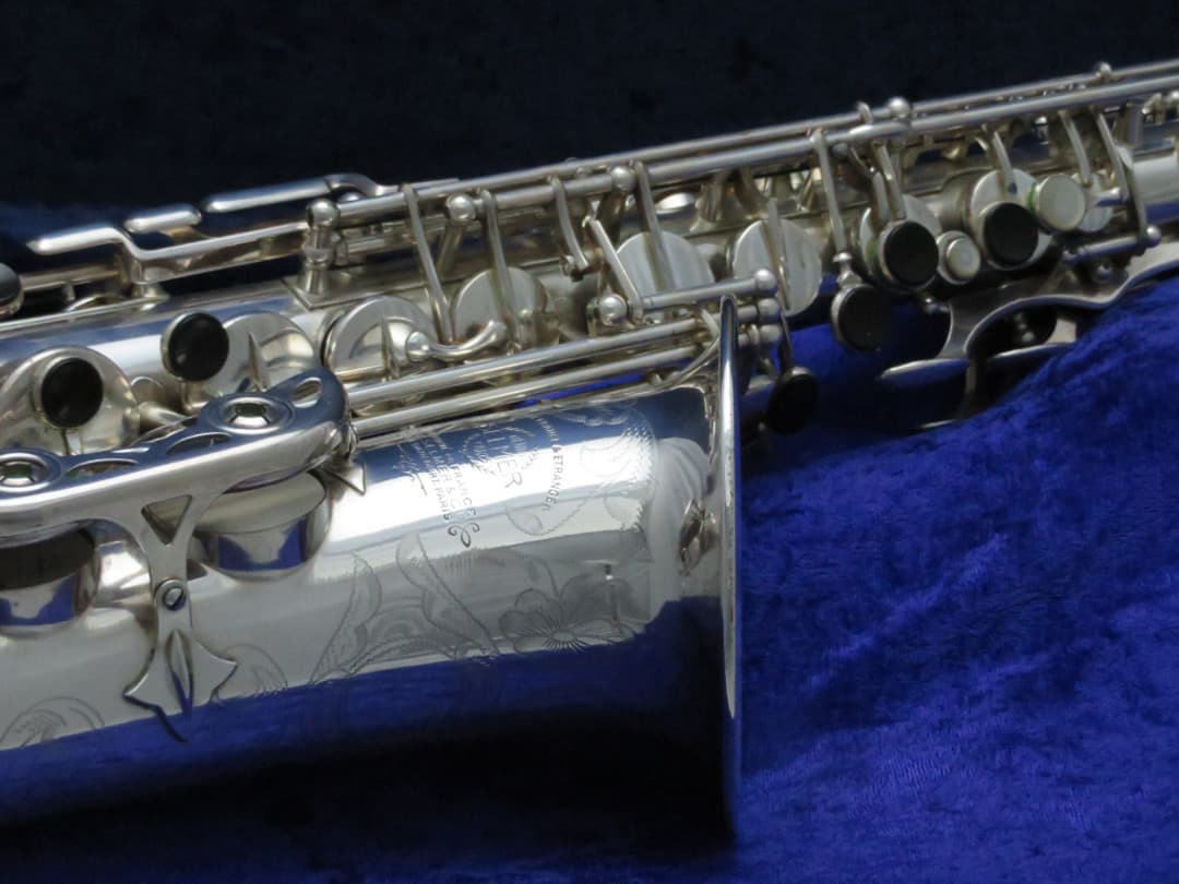 Selmer Balanced Action Silver Alto Saxophone 1940's Serial #33017