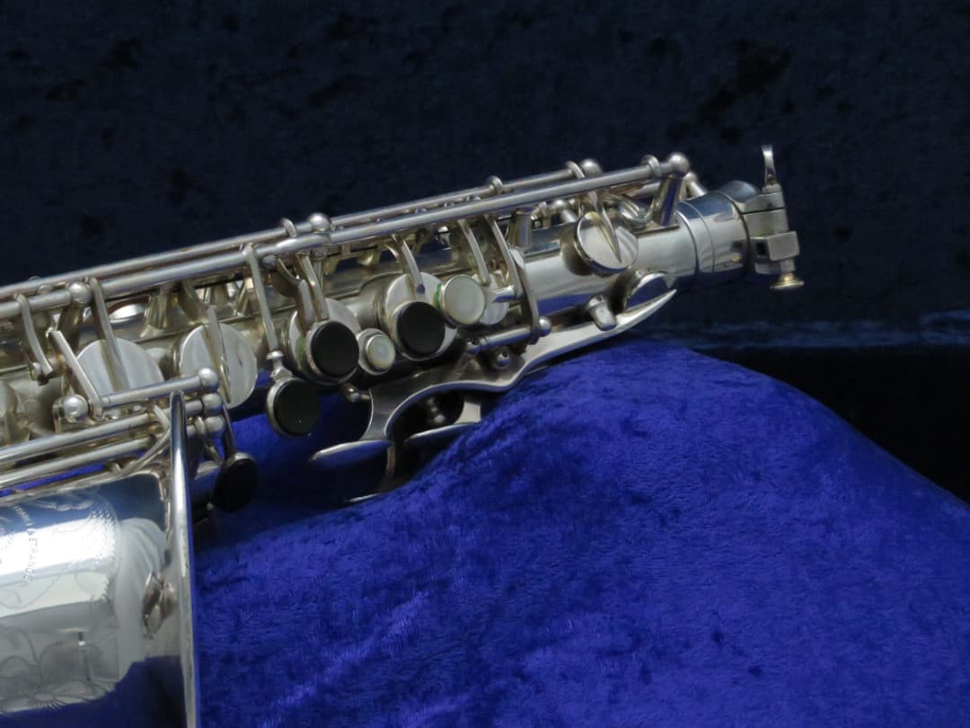 Selmer Balanced Action Silver Alto Saxophone 1940's Serial #33017