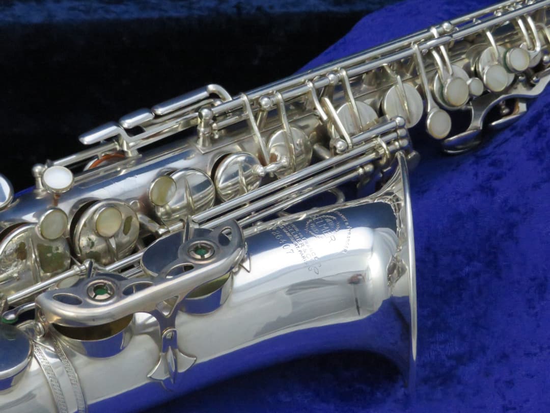 Selmer Balanced Action Silver Alto Saxophone 1938 Serial #26407 Selmer Balanced Action Silver Alto Saxophone 1938 Serial #26407
