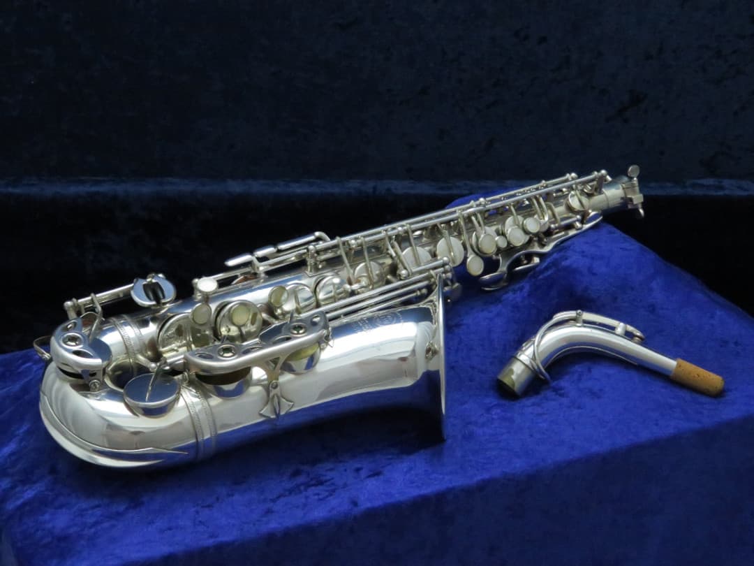 Selmer Balanced Action Silver Alto Saxophone 1938 Serial #26407