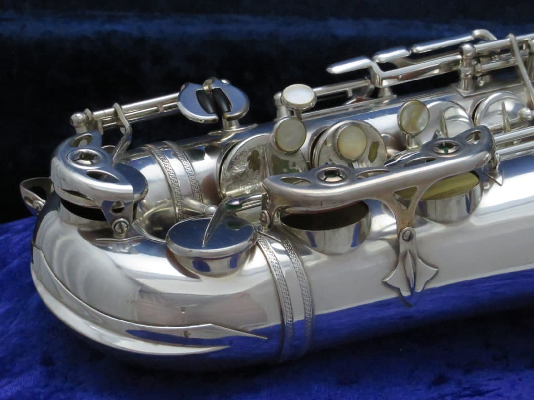 Selmer Balanced Action Silver Alto Saxophone 1938 Serial #26407