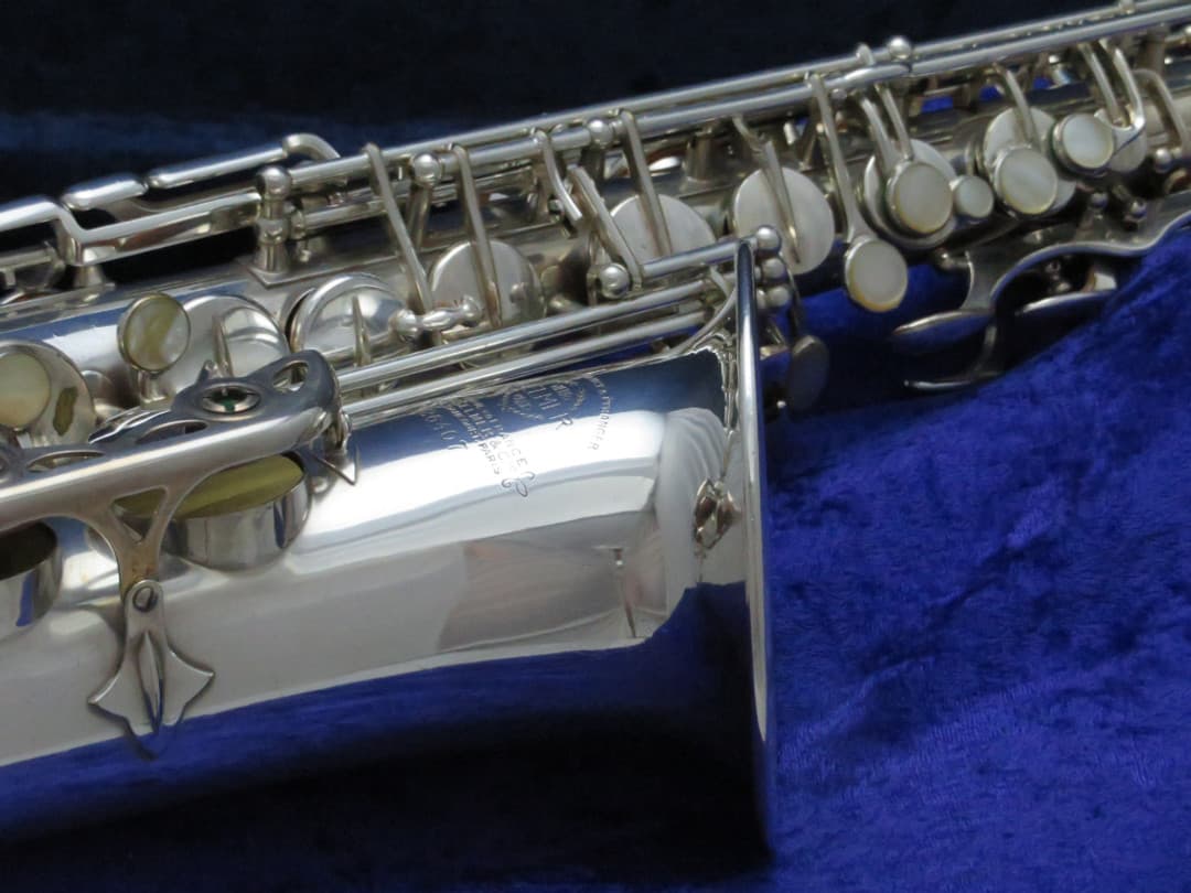 Selmer Balanced Action Silver Alto Saxophone 1938 Serial #26407