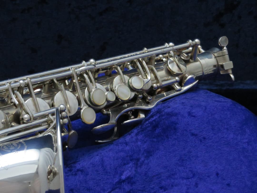 Selmer Balanced Action Silver Alto Saxophone 1938 Serial #26407
