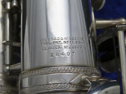 Selmer Balanced Action Silver Alto Saxophone 1938 Serial #26407 Selmer Balanced Action Silver Alto Saxophone 1938 Serial #26407