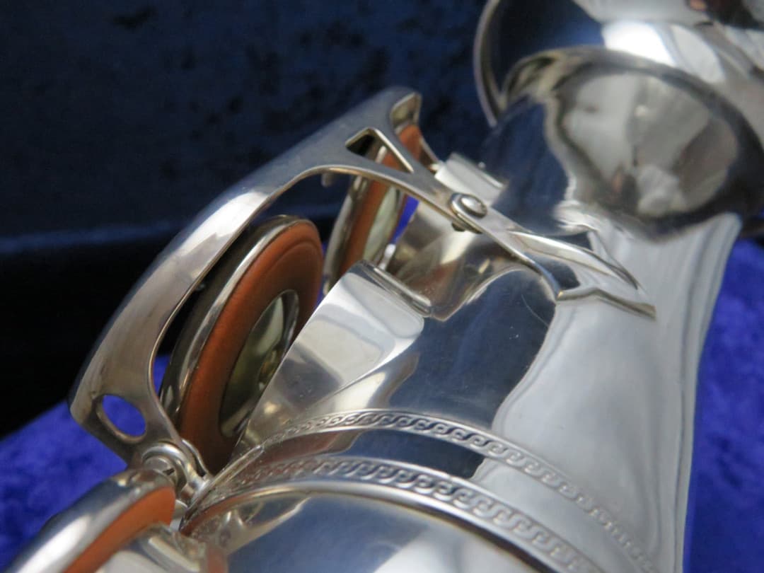 Selmer Balanced Action Silver Alto Saxophone 1938 Serial #26407