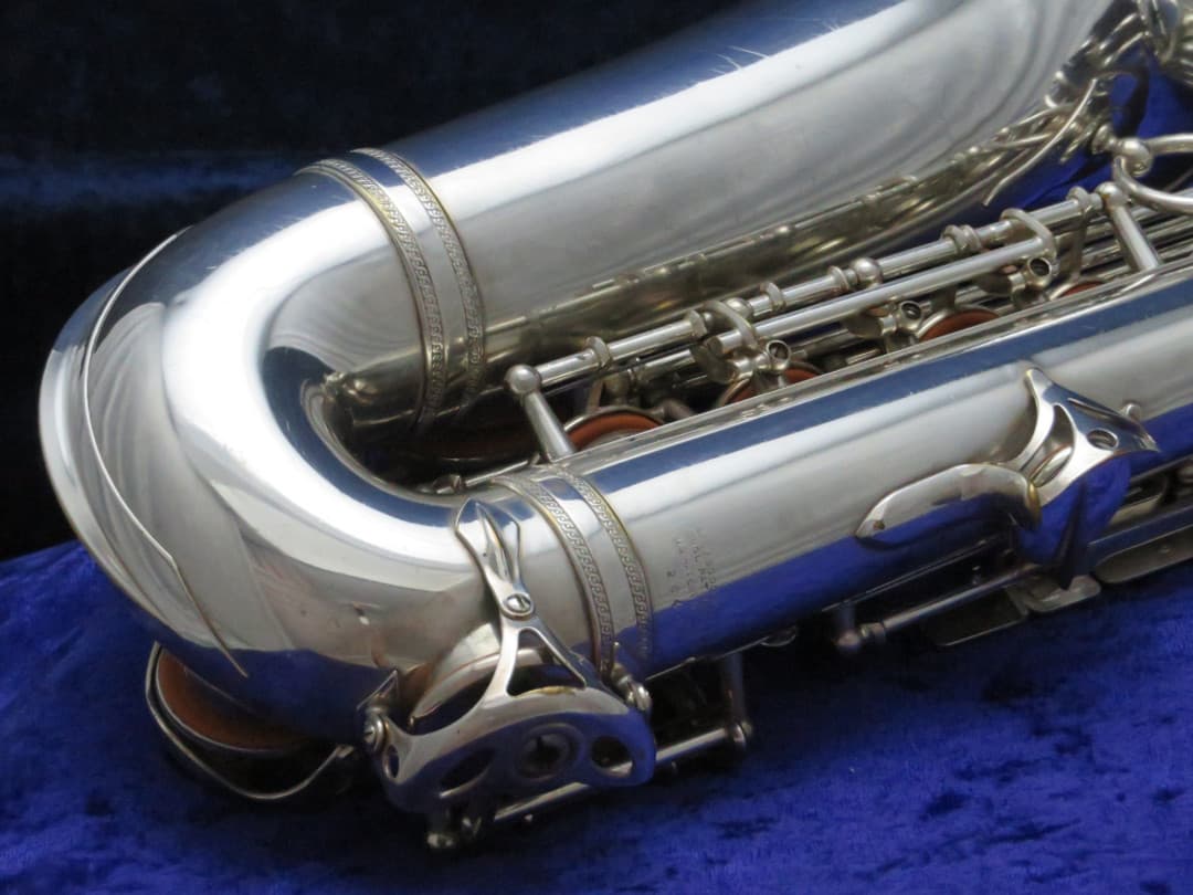 Selmer Balanced Action Silver Alto Saxophone 1938 Serial #26407