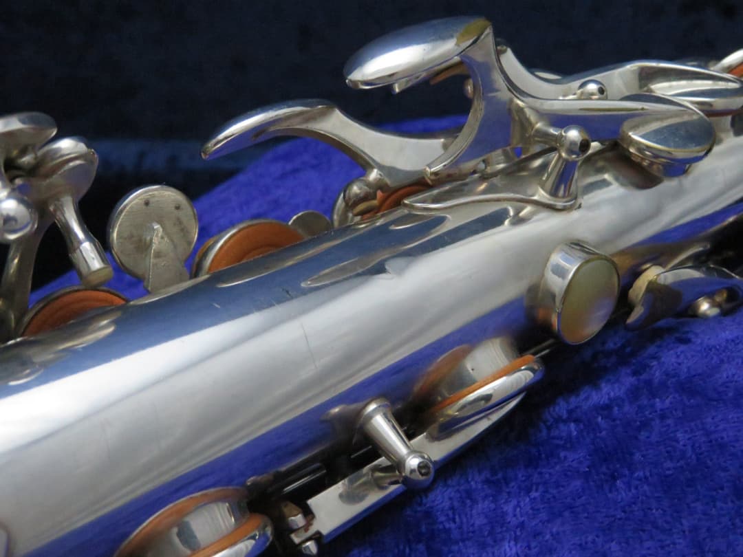 Selmer Balanced Action Silver Alto Saxophone 1938 Serial #26407