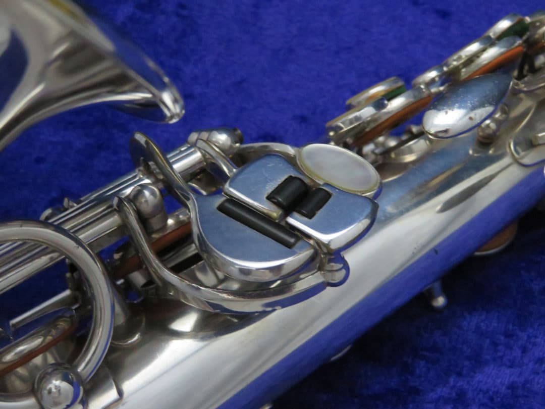 Selmer Balanced Action Silver Alto Saxophone 1938 Serial #26407