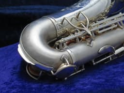 King Zephyr Silver Alto Saxophone with Art Deco 1930's Serial #196028 King Zephyr Silver Alto Saxophone with Art Deco 1930's Serial #196028