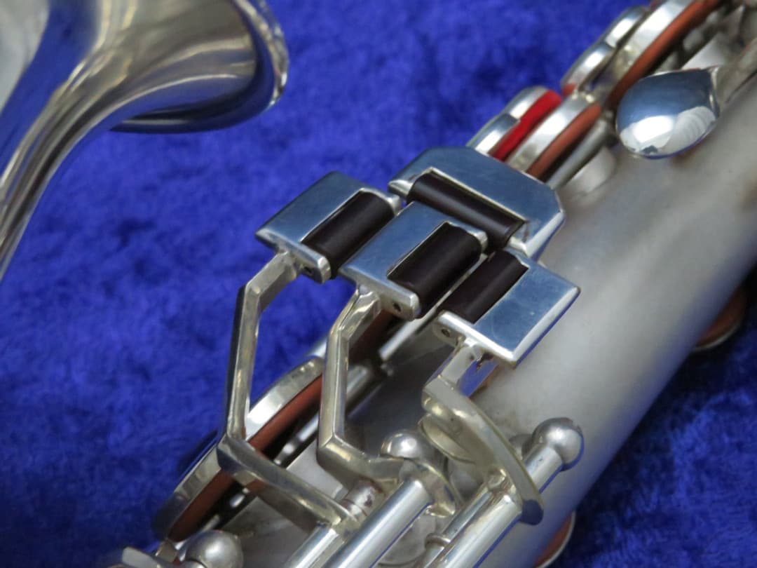 King Zephyr Silver Alto Saxophone with Art Deco 1930's Serial #196028